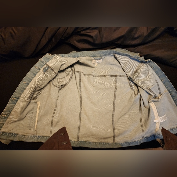 A Blue Women's Time And Tru Jacket sz 16-18, XL - Picture 7 of 8
